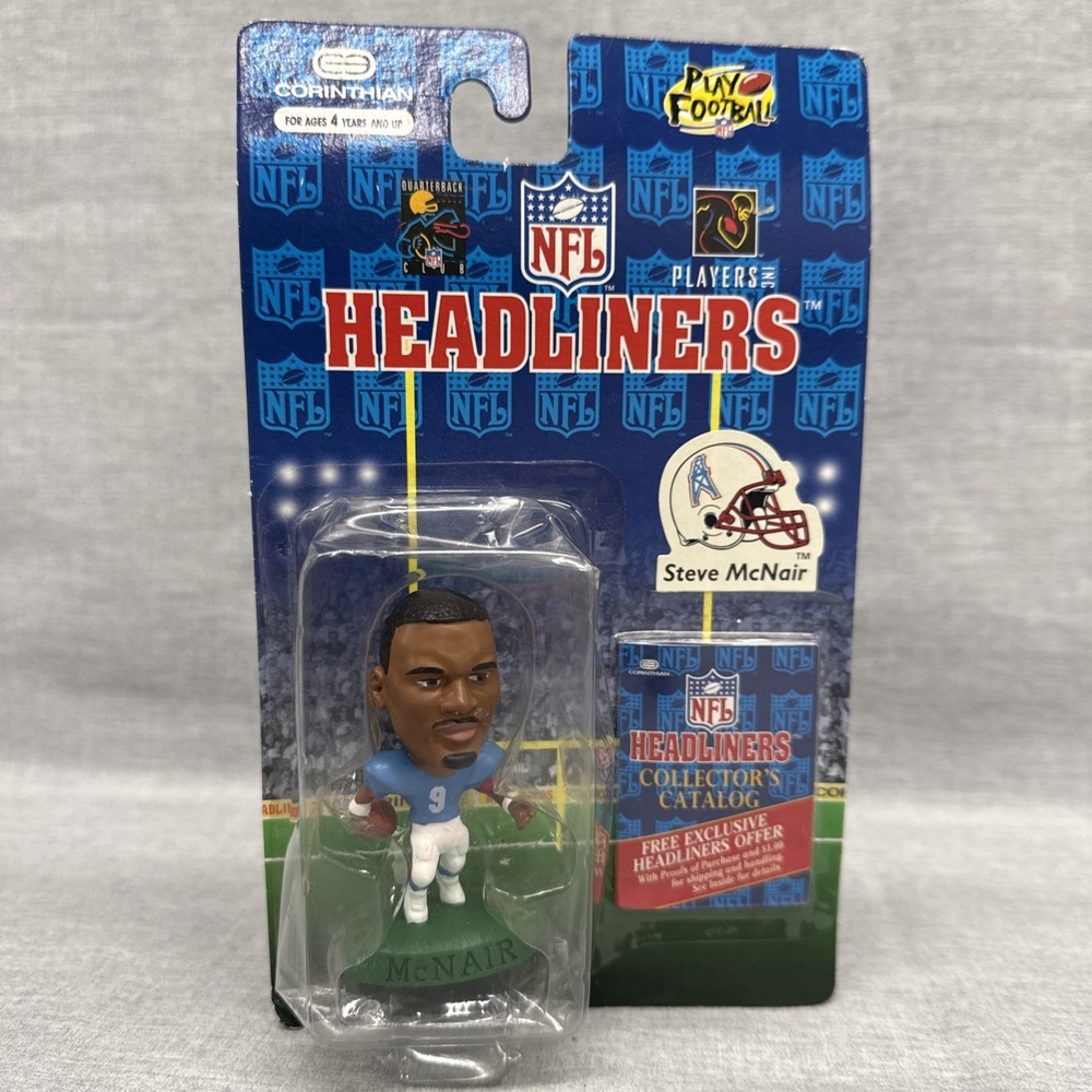 STEVE MCNAIR Houston Oilers 1996 Corinthian NFL Headliners Figure Tennessee VTG